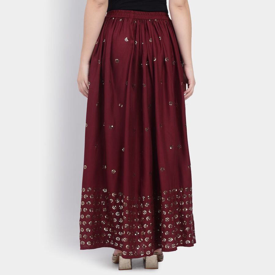 Ladies' Lehenga Skirt, Maroon, large image number null